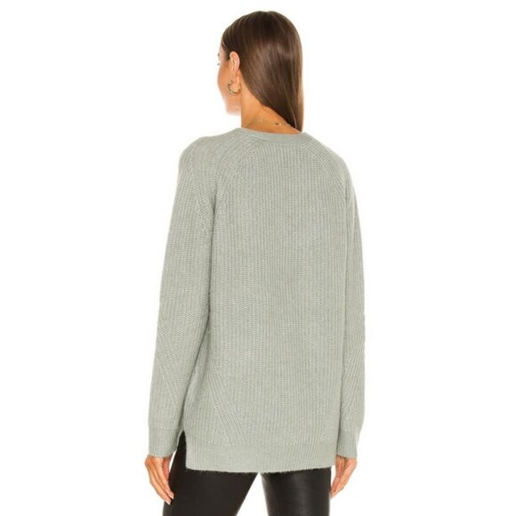 💕ALLSAINTS💕 Leanne Wool & Alpaca Blend Cardigan ~ Green Bay Sage Green XS NWT - Picture 7 of 16